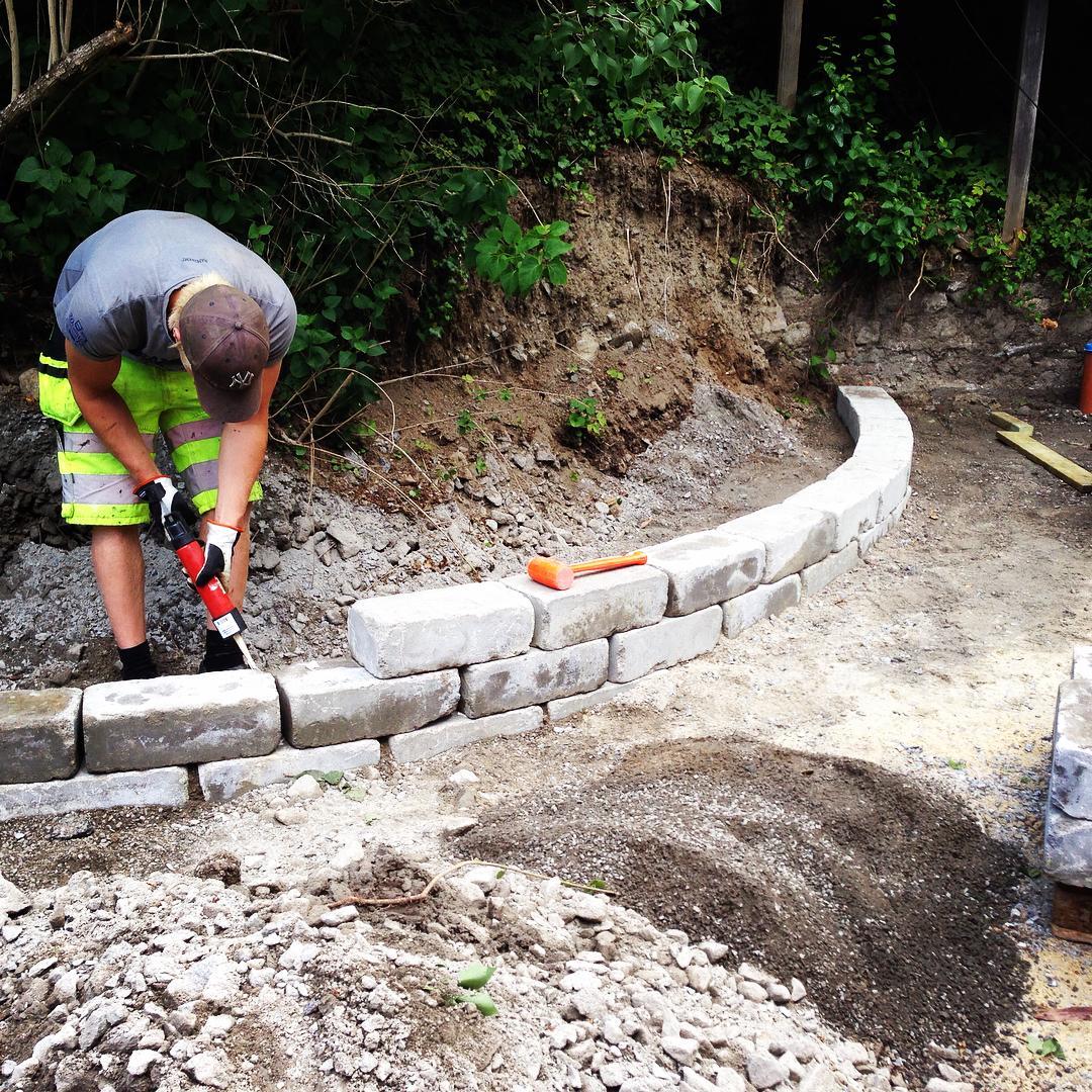 bild som visar markarbete